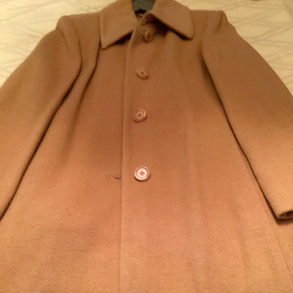 Camel Hair Tan Trench Coat